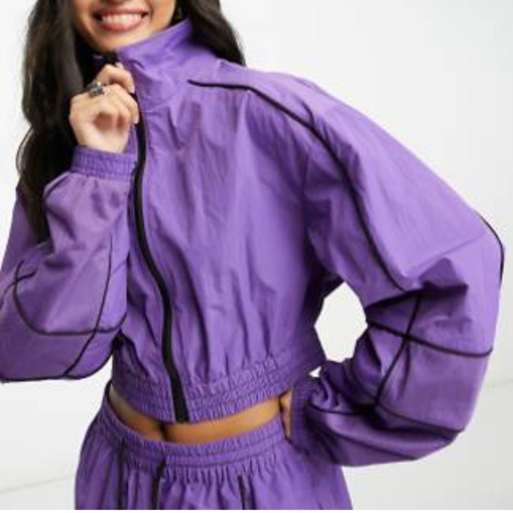ASOS Purple Bomber Jacket for Women